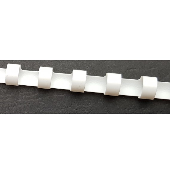 Fourniture reliure peigne plastique Blanc