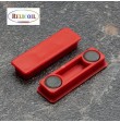 Aimant bloc de bureau en Ferrite ROUGE 40x13 mm PAR 10