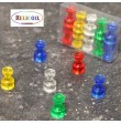 Punaise aimantée de bureau en Néodyne 5 couleurs Assorties Diamètre 10 mm PAR 10