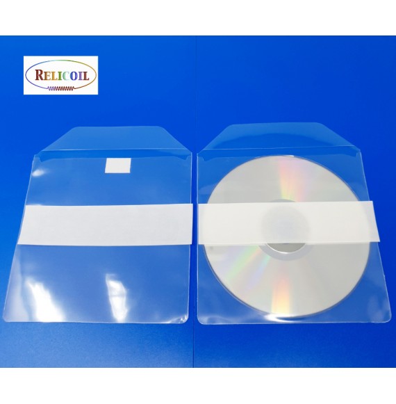 Pochette adhésive CD ECO par 200