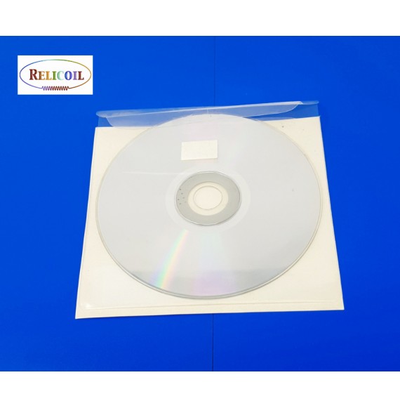 Pochette CD ou DVD adhésive rabat repositionnable par 100