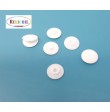 Bouton pression plastique blanc 1.5mm  par 1000