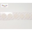 Pastille auto-agrippante  VELCRO 19 mm Blanc en rouleau