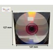 Pochette CD ou DVD adhésive avec RABAT avec feutrine de protection par 100